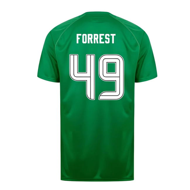 Fan Gear Green And White Hoops Forrest #49 Pro Series 2025-2026 Cam...
