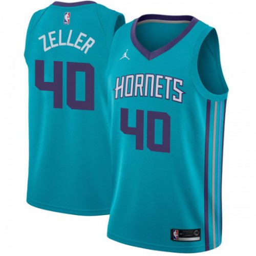 Elite CHA NBA Swingman Jersey #40 Cody Zeller 2024 Icon - Green