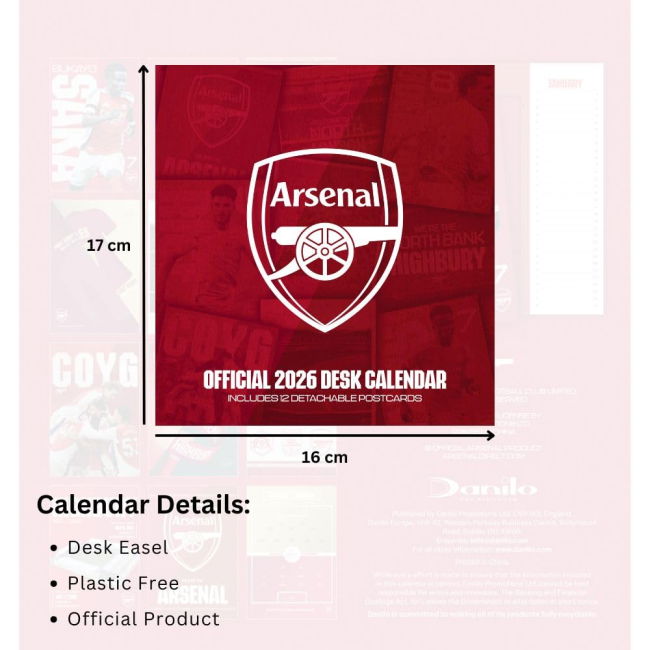 Calendar 2026 Updated Durable Arsenal Home Soccer Jersey