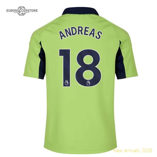 2025-2026 Fulham Away Shirt Performance - Kids Andreas 18