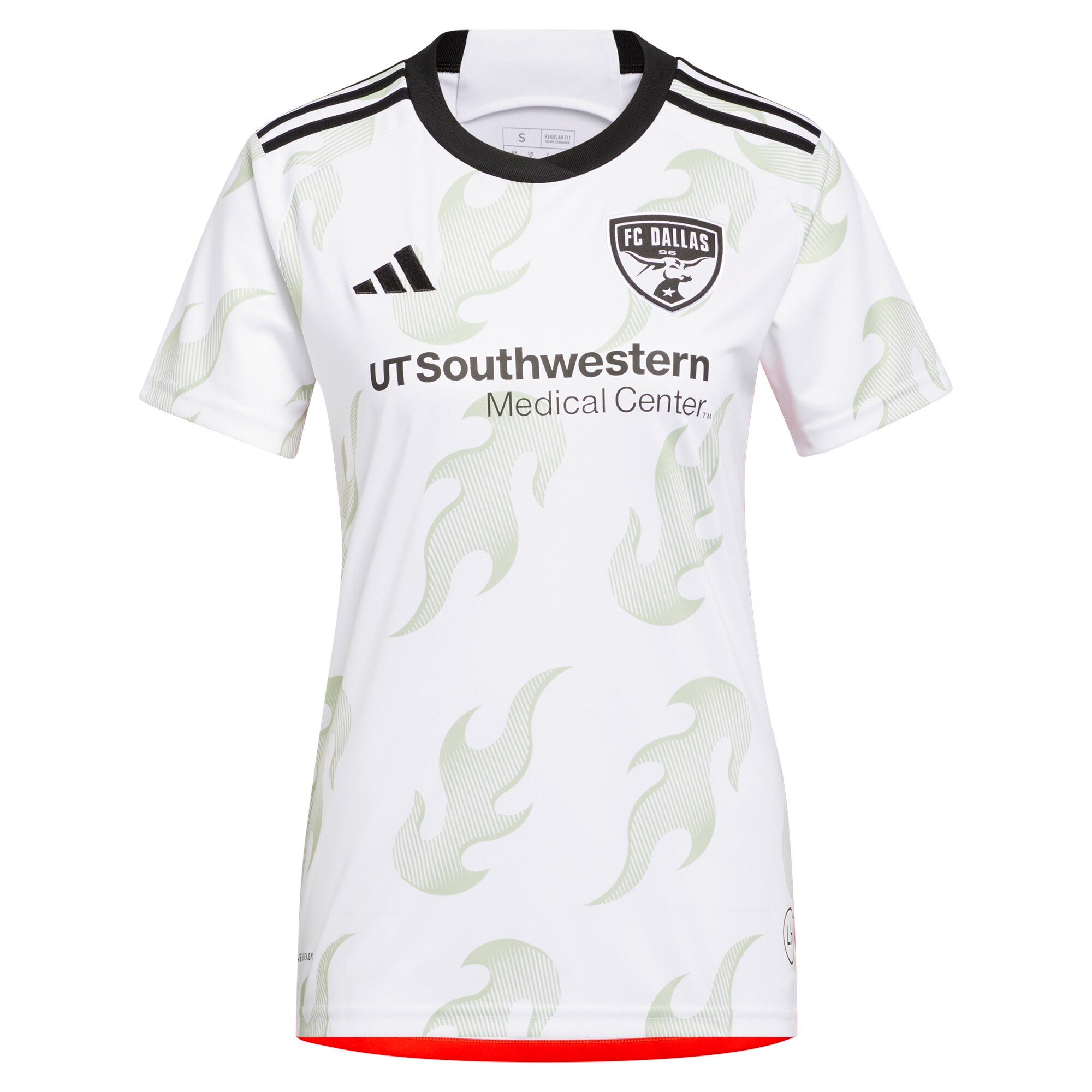 [LK] Paxton Pomykal FC Dallas Women's 2023 Burn Baby Burn Replica Player Jersey - White