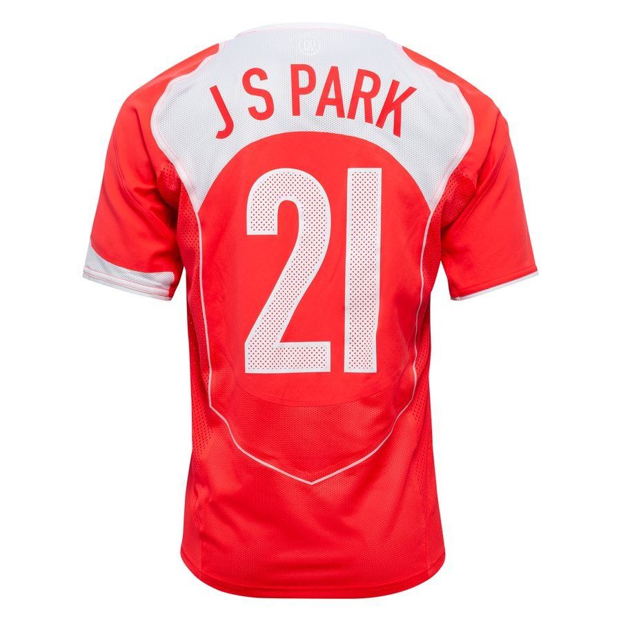 South Korea Home Shirt 2004 Reissue Park Ji Sung 21 Supporter Version