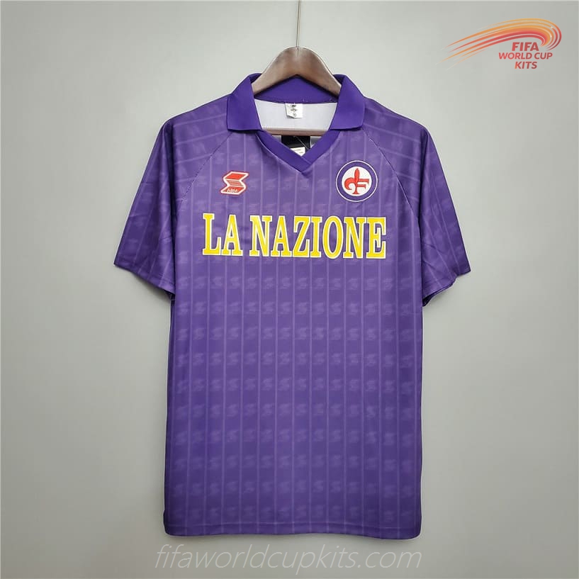 Fiorentina 89-90 Home Football Kit