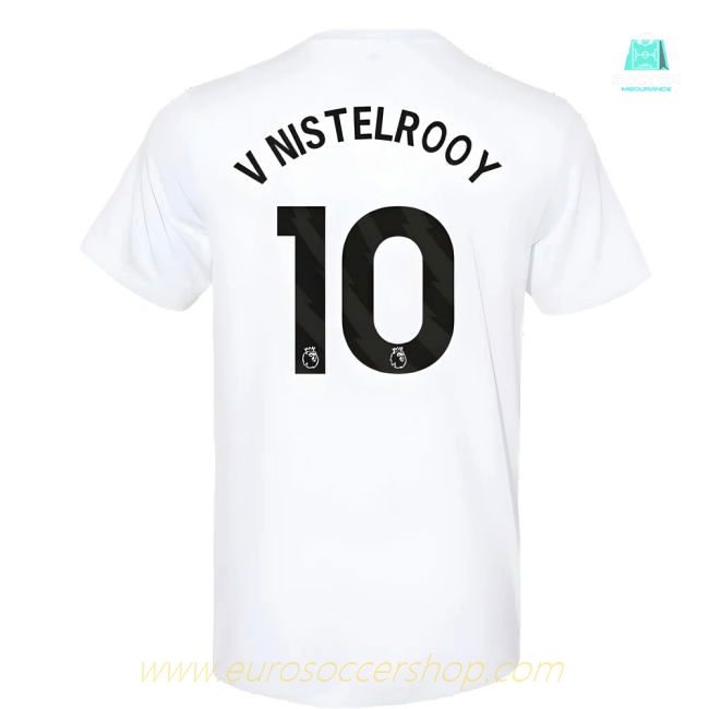 2023-2024 Man Utd Training Tee (White) (V Nistelrooy 10)