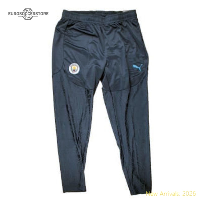 Premium 2024-2025 Man City Training Pants Pro W/o Pockets (inky Blue