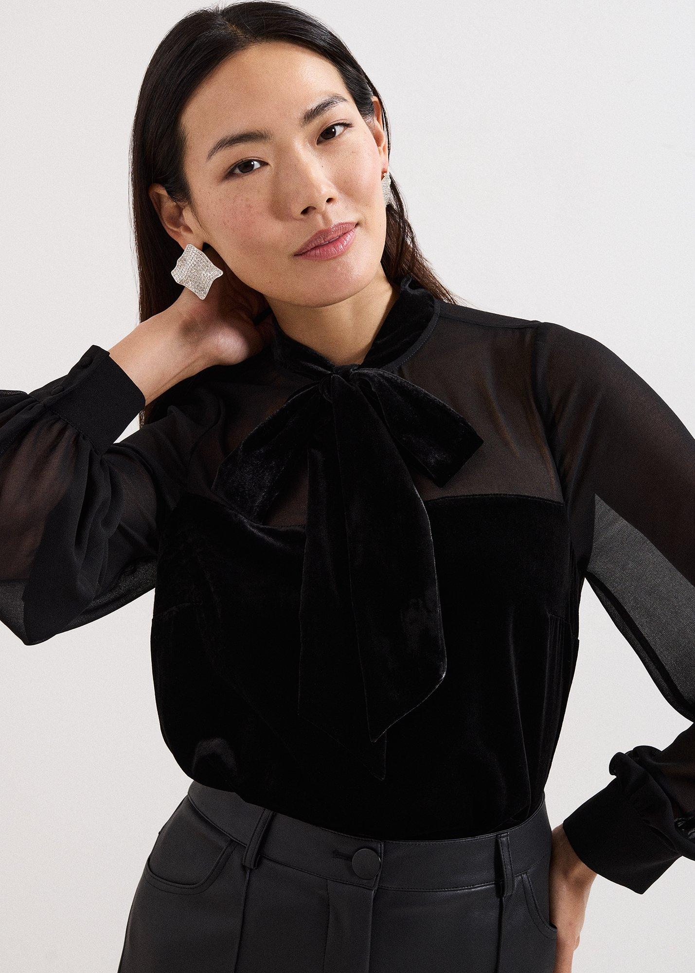 Raye Velvet Blouse