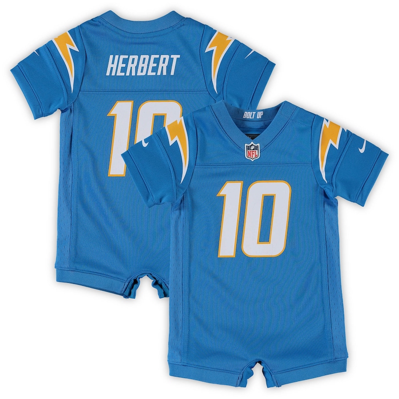 None Justin Herbert LA Chargers Iconic Professional Jersey Game Day We
