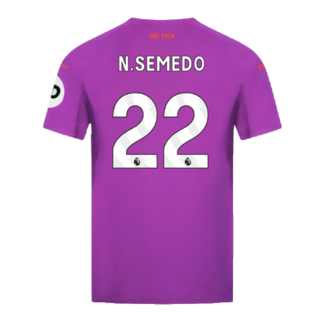 Ultra Comfort Official Wolves Wolves Third Shirt N Semedo #22 2024...