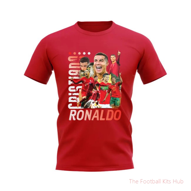 Cristiano Ronaldo Bootleg T-Shirt (Red)