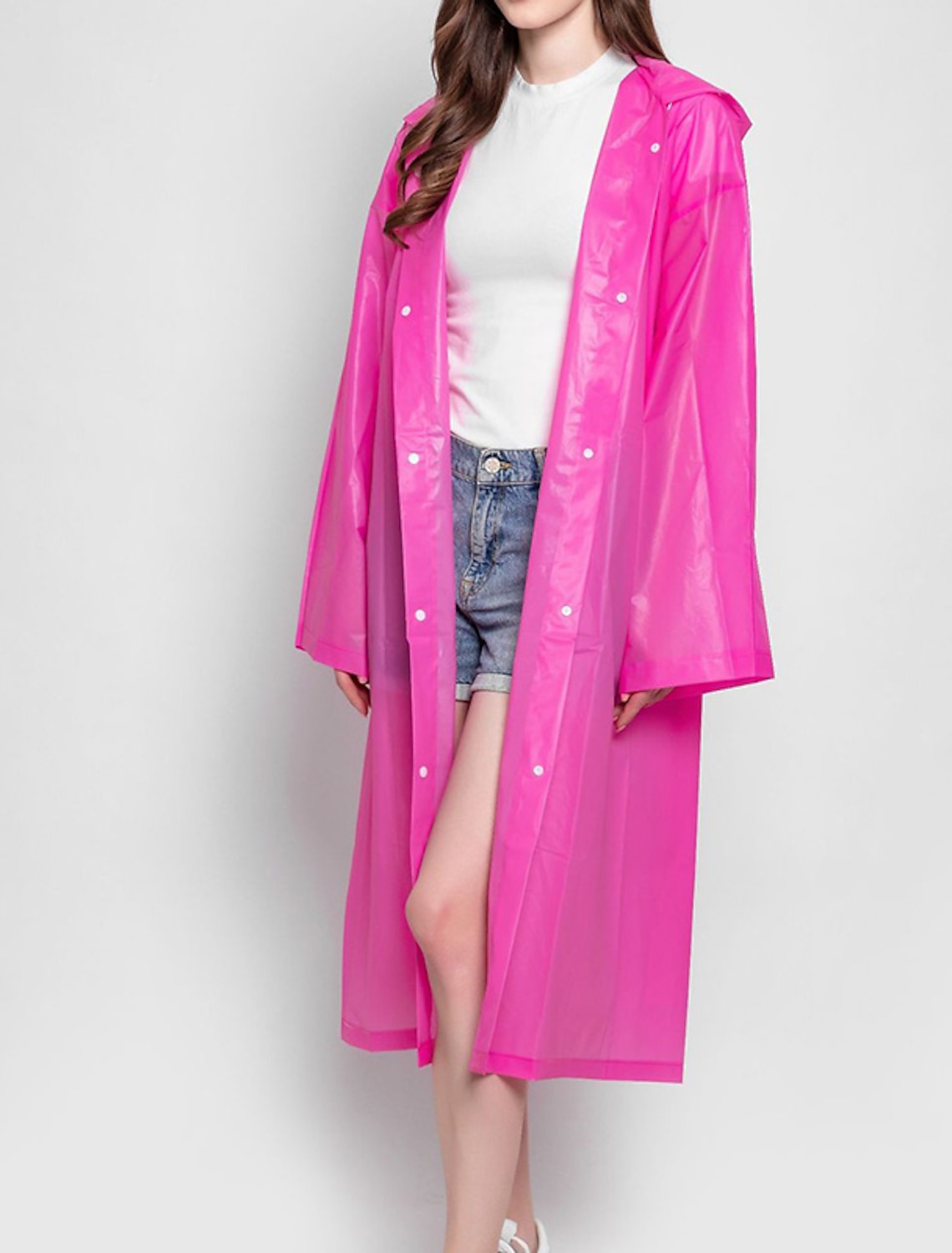 Men's Women's Rain Poncho Waterproof Hiking Jacket Rain Jacket Outdoor Waterproof Windproof Quick Dry Lightweight Hiking Outfits Hiking Clothes Summer Spring Autumn / Fall Raincoat Poncho Top Fishing
