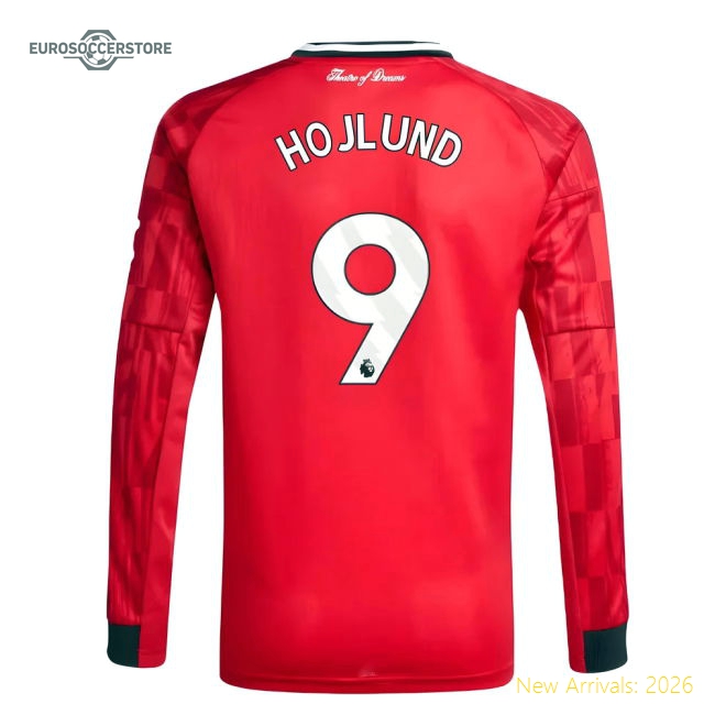 Man Utd Kids Hojlund Gentle Jersey Drycell Soft-touch Easy-care