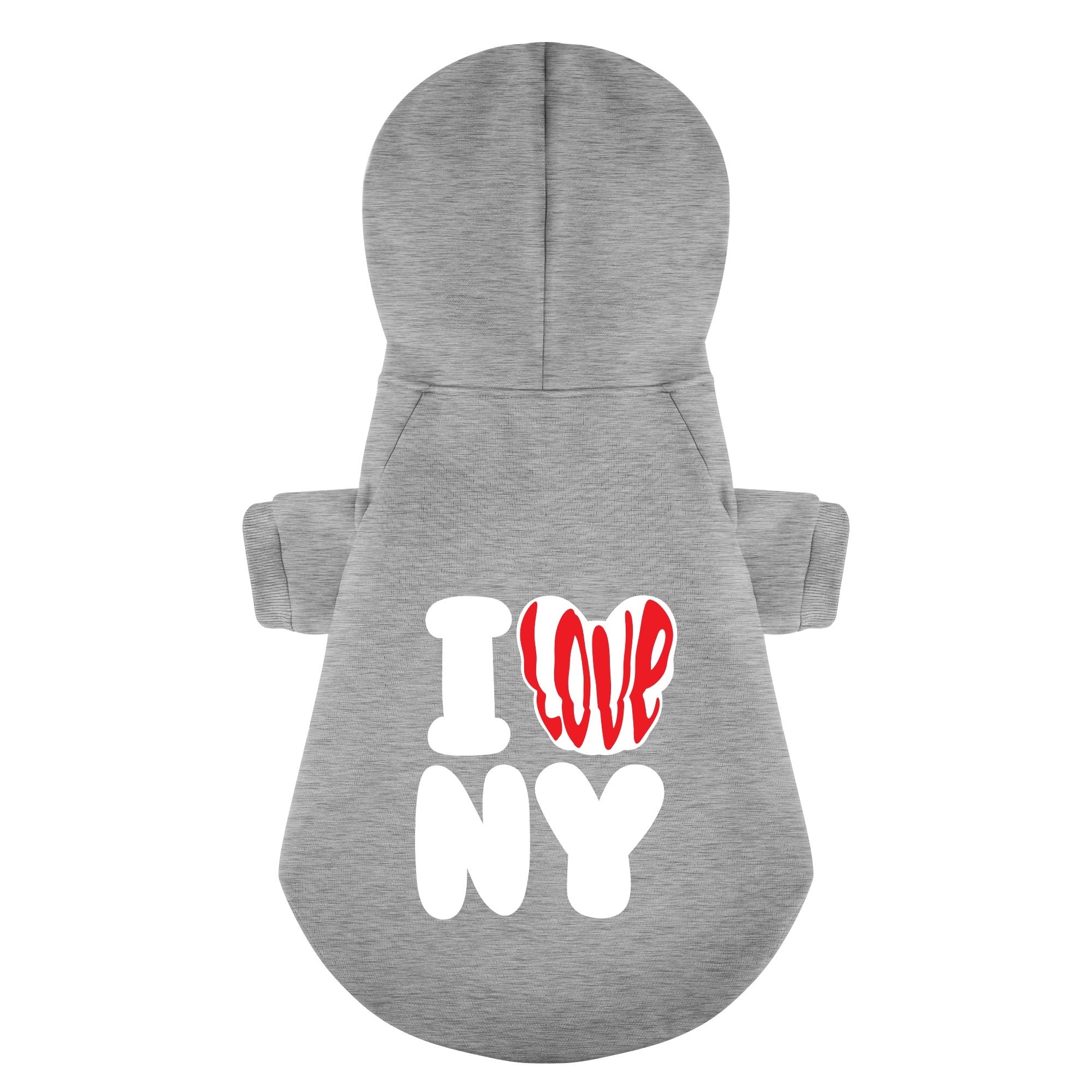 French Bulldog I Love Ny Personalized French Bulldog Hoodies With