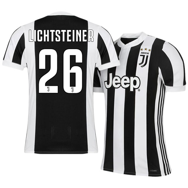 Juventus Home 201718 Stephan Lichtsteiner 26 Shirt - Official Replica