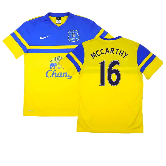 Everton 2013-14 Away Football Kit Everton 2013 L M S