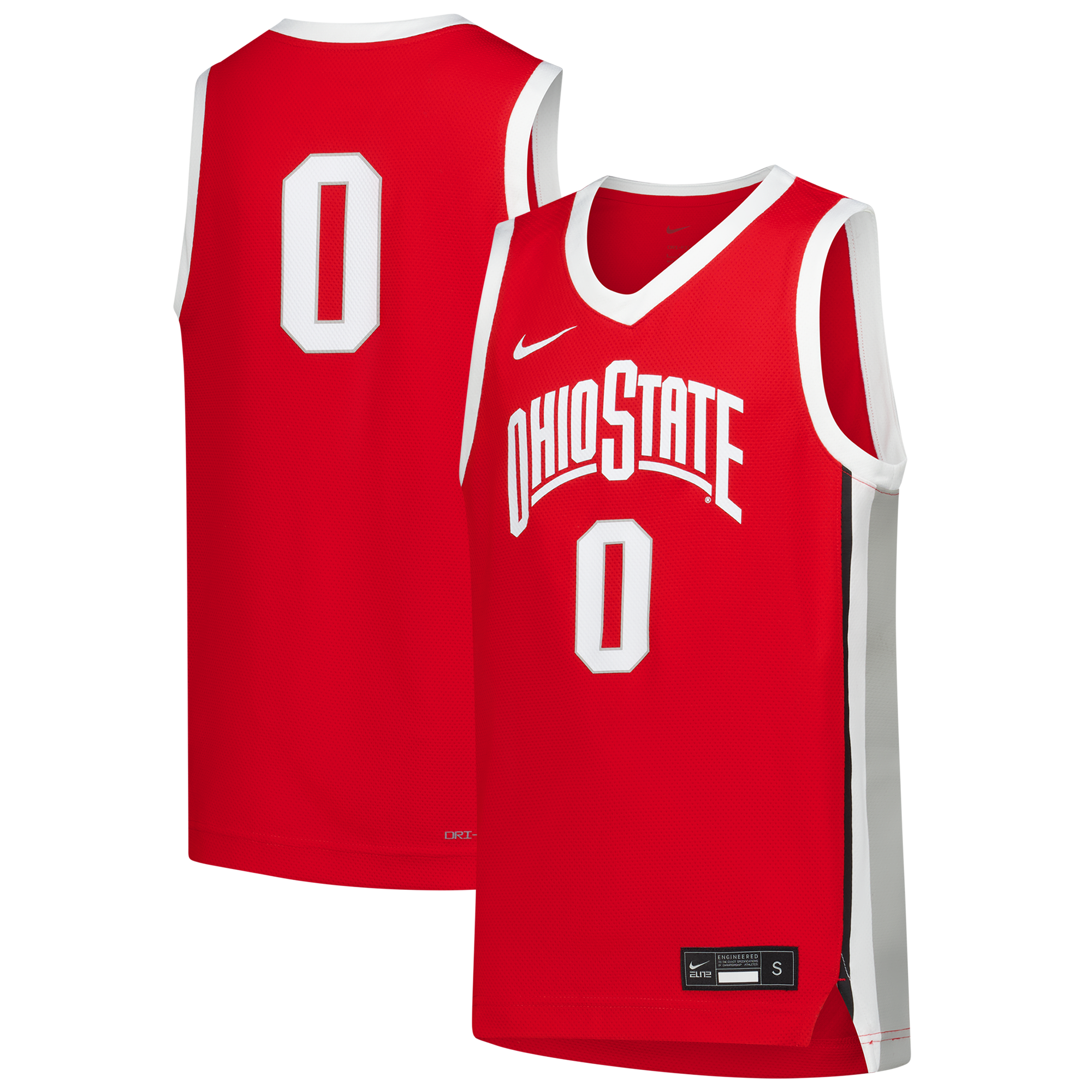 Ohio State Buckeyes Nike Youth Replica Basketball Jersey - Scarlet