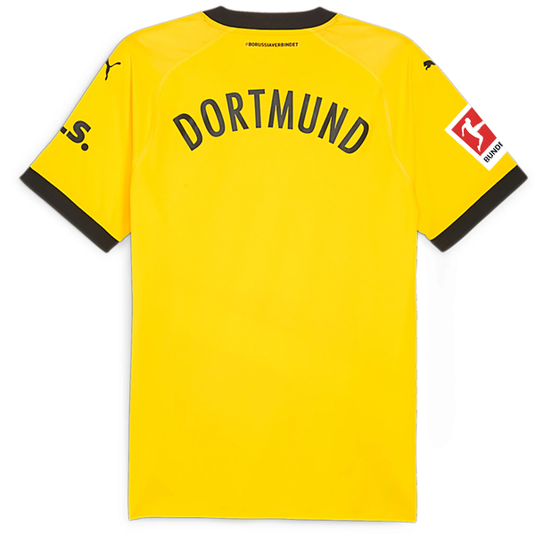 Borussia Dortmund Patch 2023-2024 Bun Home Jersey – Authentic Shirt