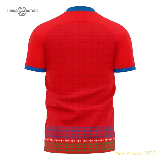 Outstanding Gambia 2025-2026 Home Concept Football Kit (libero)