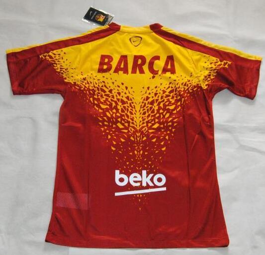 Barcelona Pre-Match 2016 Red Training Shirt - Official Replica 12459