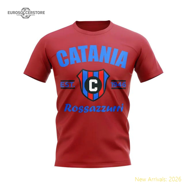 Fan-Favorite Catania Established Football T-Shirt (Red)