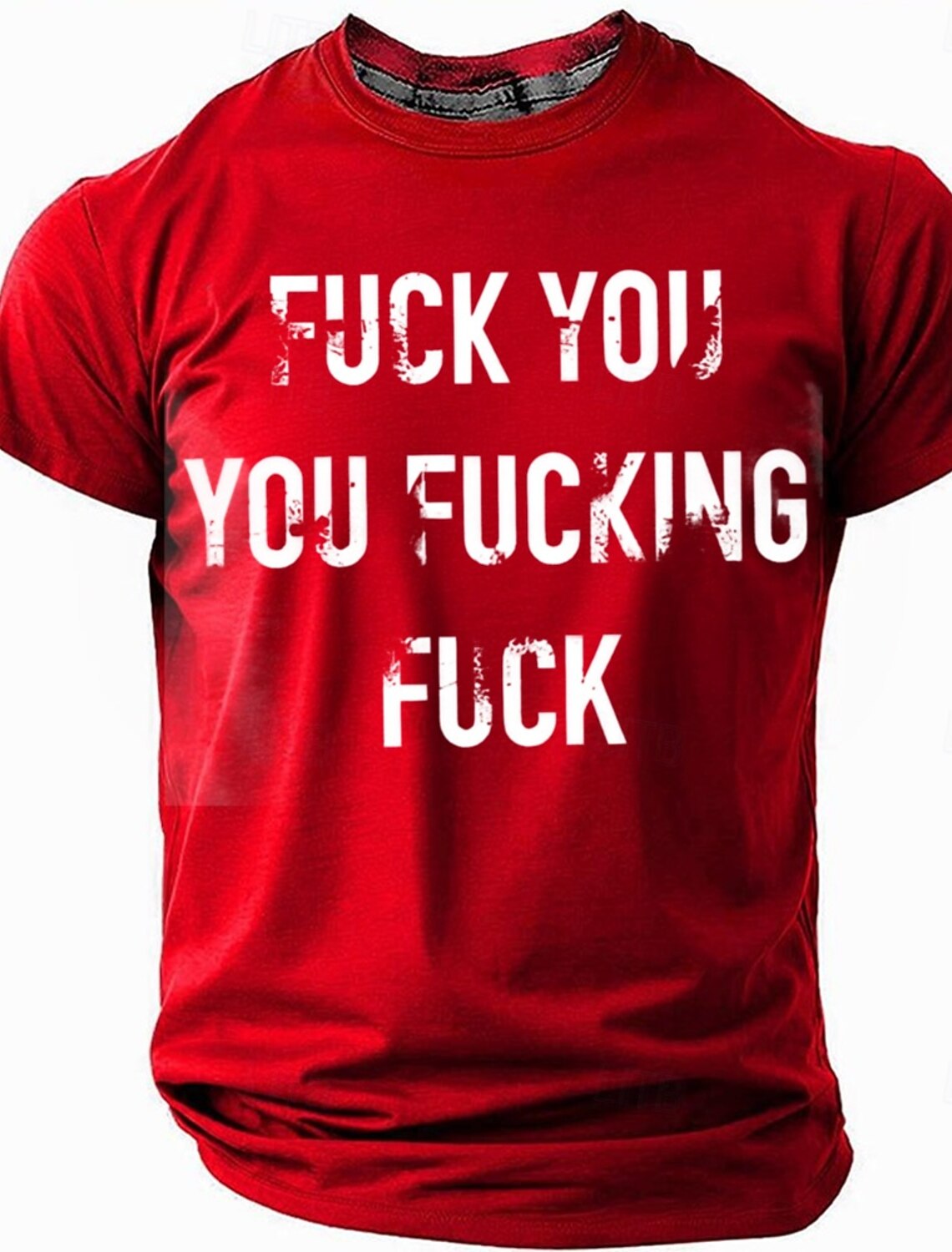 Vintage Washed Cotton Blend T Shirt Shut Up Liver Youre Fine