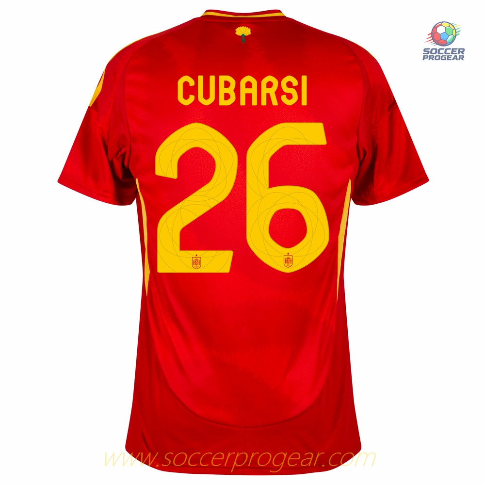 Spain Home Football Jersey 2024-25 Edition Cubarsi