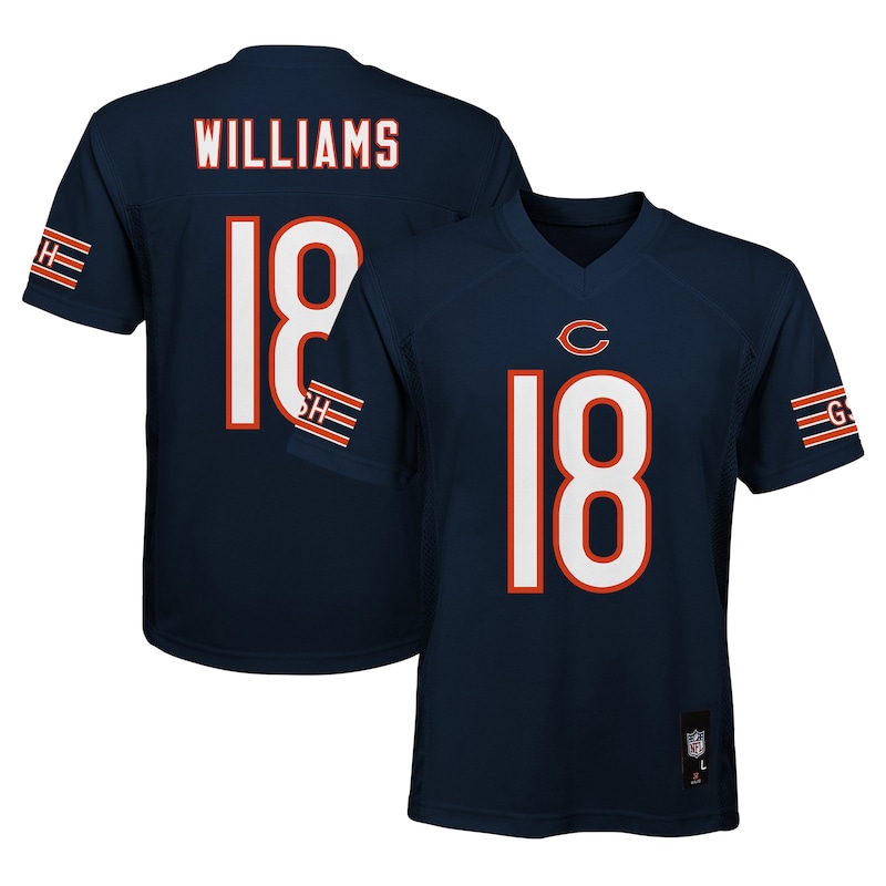 None Caleb Williams CHI Bears Elite Game Jersey Game Day Wear