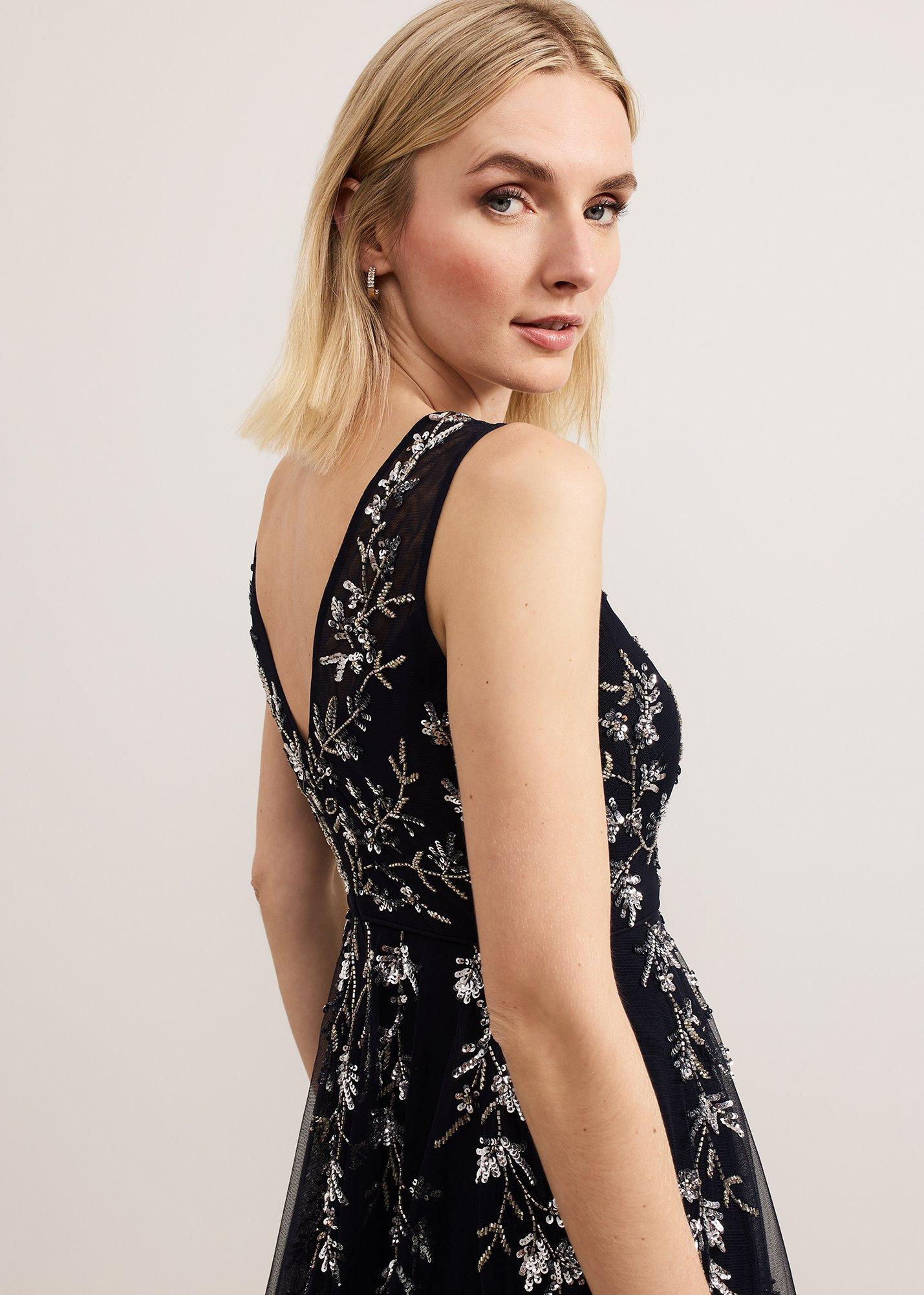 Marissa Beaded Midi Dress