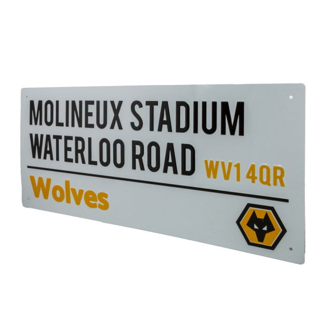 Men's Wolverhampton Wanderers FC White Street Sign