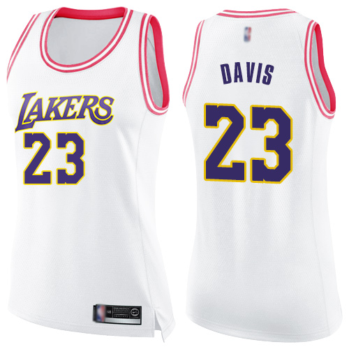 LAL White Nike A. Davis #23 NBA Jersey Premium Quality Game Day Wear