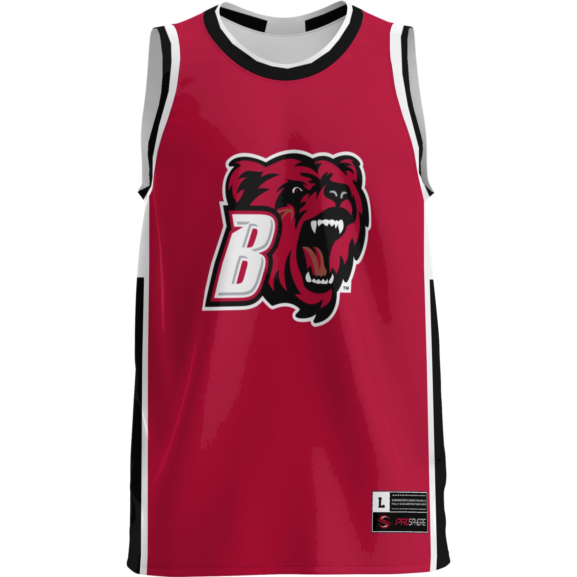 [NJP] Bridgewater State Bears GameDay Greats Lightweight Basketball Jersey - Red