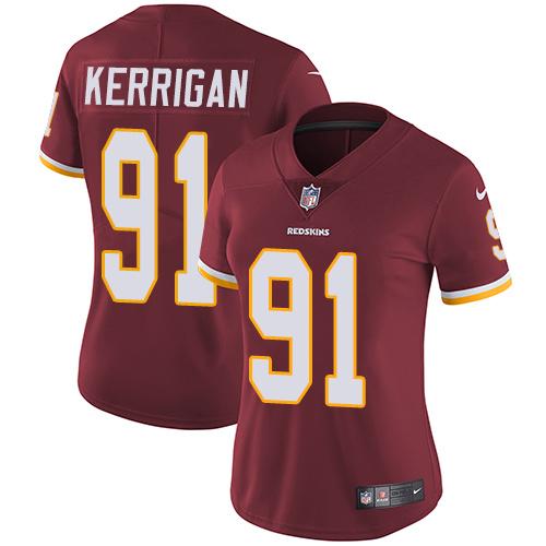NFL W R Redskins #91 Ryan Kerrigan Limited Red Jersey - Fan Favorite