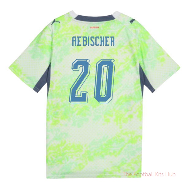 2026-2027 Switzerland Away Shirt (Kids) (Aebischer 20)