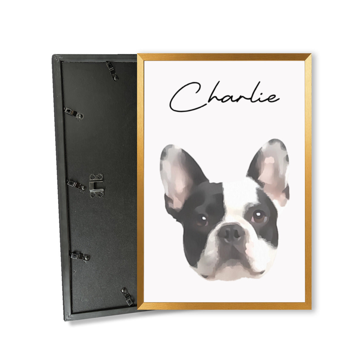 Pet-Lover Luna - Personalized Vertical Framed Poster • Wall Decoratio...