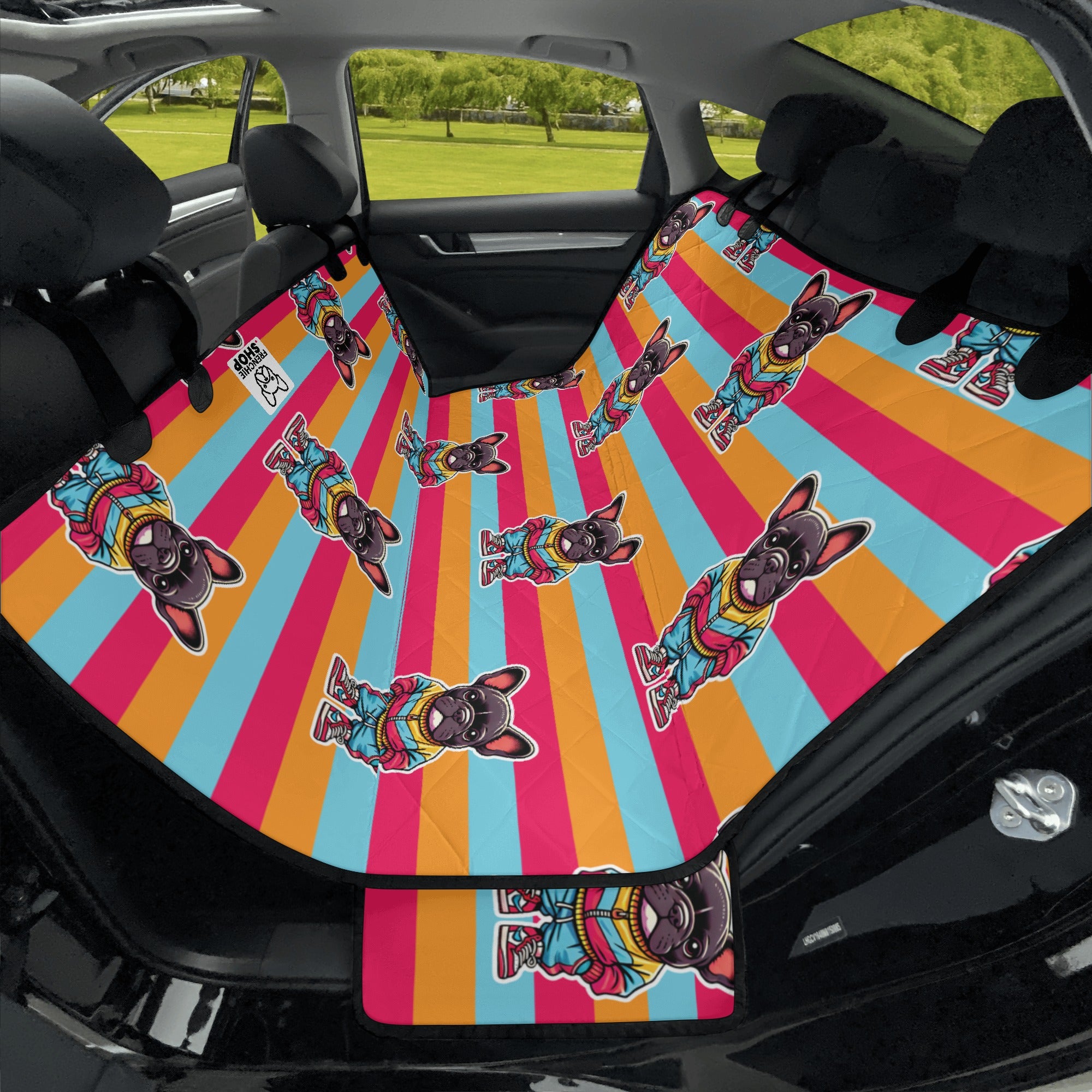 Car Pet Seat Covers For French Bulldog Dog Supplies | Comfort Fit