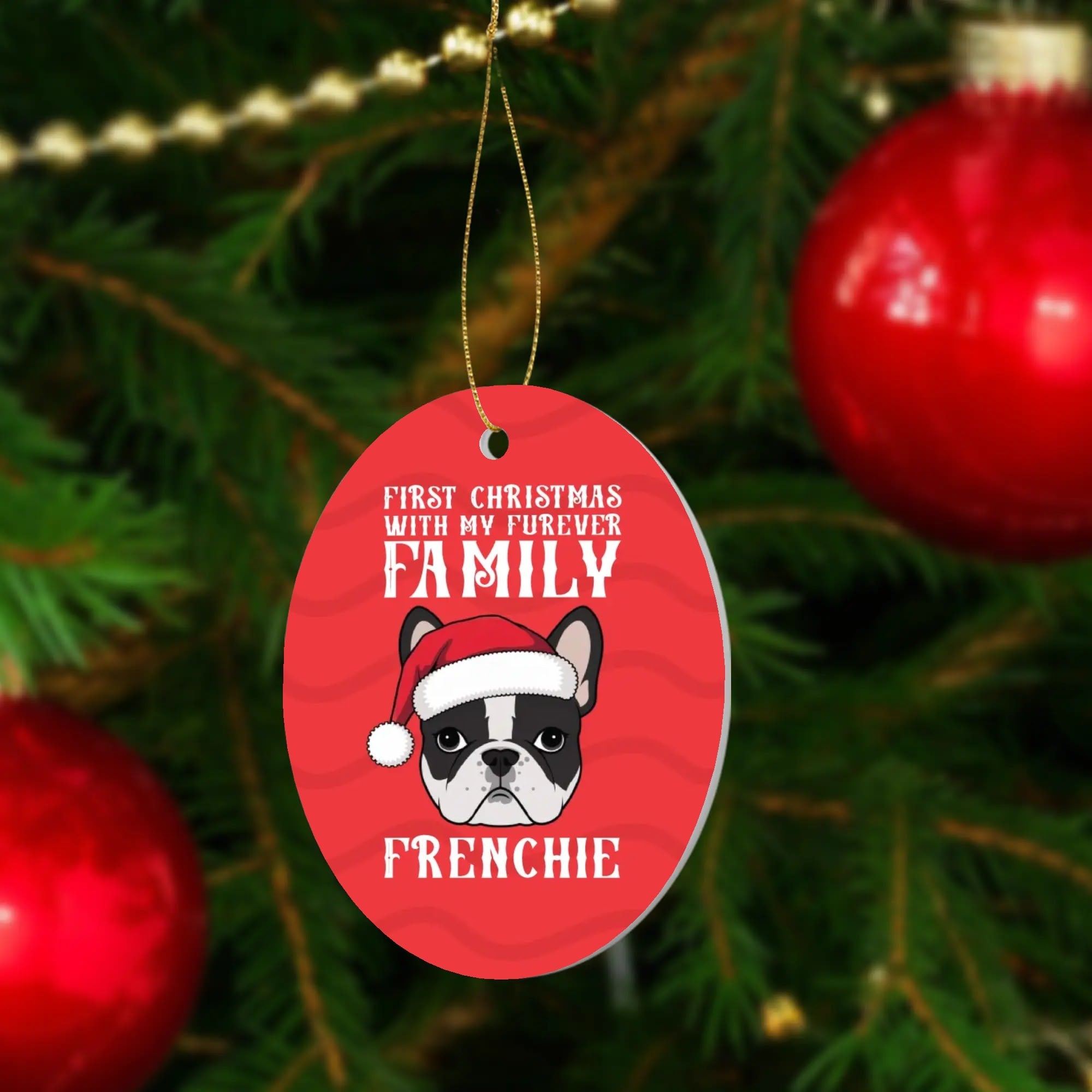 French Bulldog Lover Rocky Christmas Ornaments Lovely Home Decor