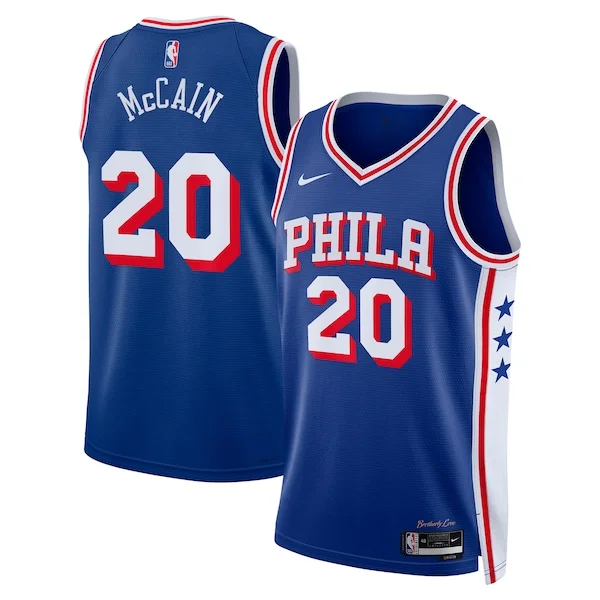 Jared McCain PHI Swingman Jersey - trendy high-quality - Icon Edition