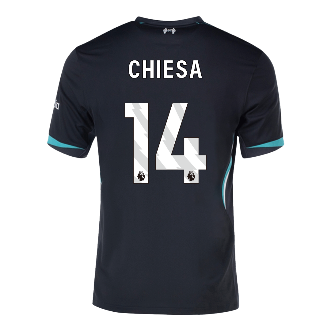 CHIESA #14 Liverpool Away  Soccer Jersey 2024/25 Authentic Kit