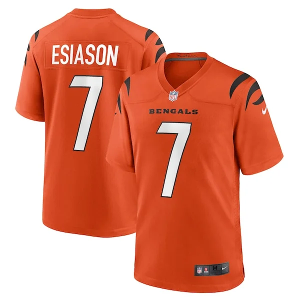None Game NFL Jersey - Orange | Elite Football Apparel | NFL Football