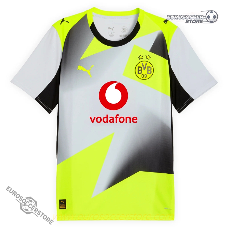 Borussia Dortmund's 25-26 Season Away Jersey Featuring BRANDT with the Number 10
