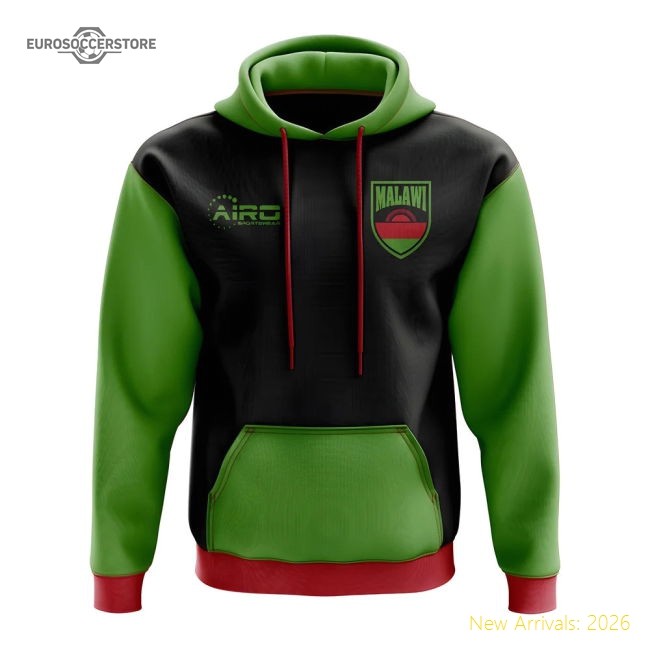 Malawi Concept Country Football Hoody (black) - Official Design