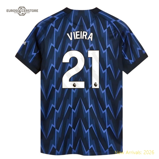 Arsenal Vieira Modern Womens Jersey Climacool Comfortable
