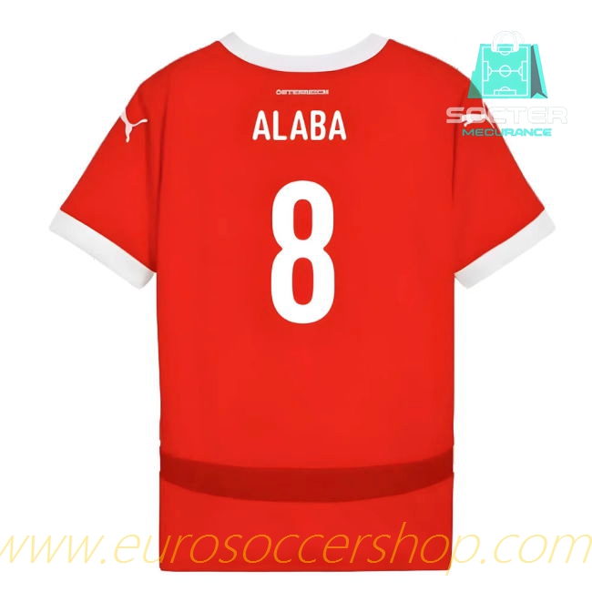 2024-25 Collection Austria Official Home Shirt Children (Alaba 8)