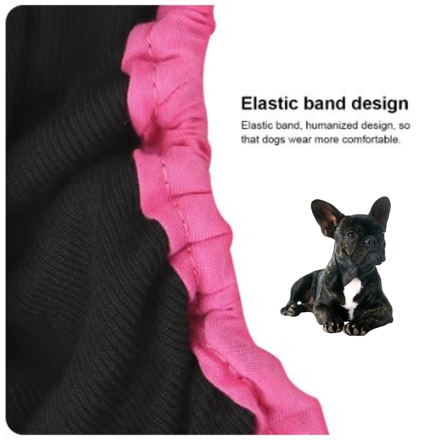 French Bulldog Adjustable French Bulldog Shorts Diaper Comfy Pet Product