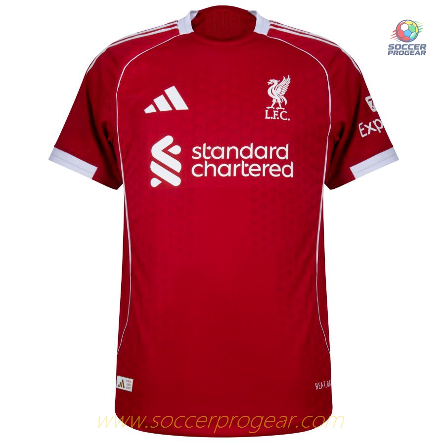 Liverpool Home Team Soccer Shirt 2025/26 Collection Wirtz