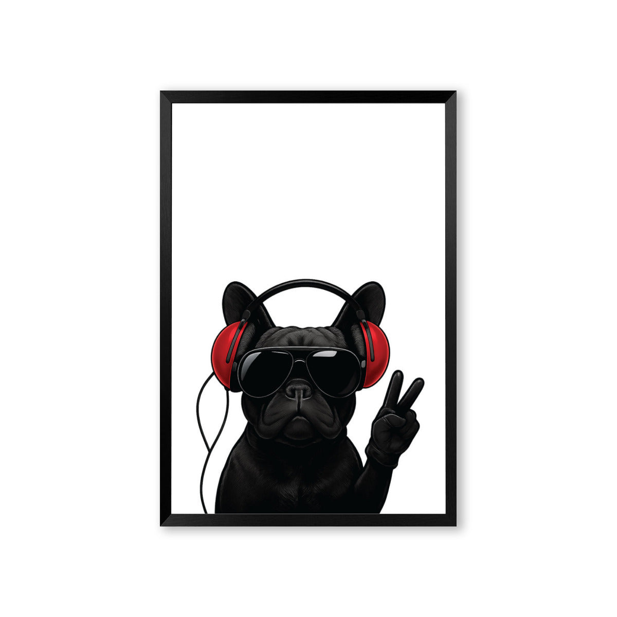 Vertical Framed Poster • Wall Decoration For Dog Lovers | Comfy Fit