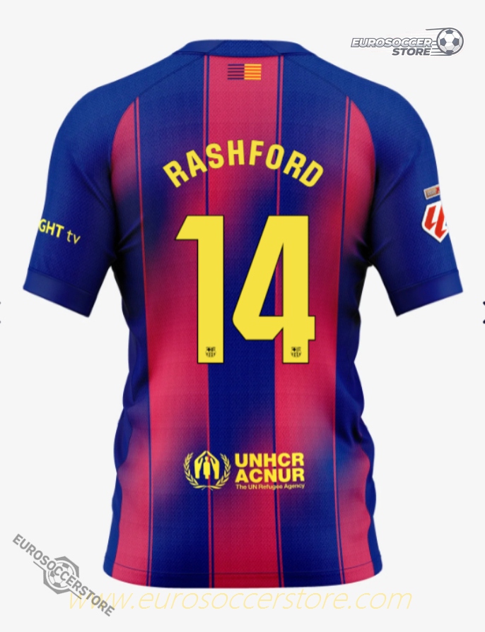 Ed Sheeran Barcelona x El Clásico RASHFORD 14 Jersey 25-26