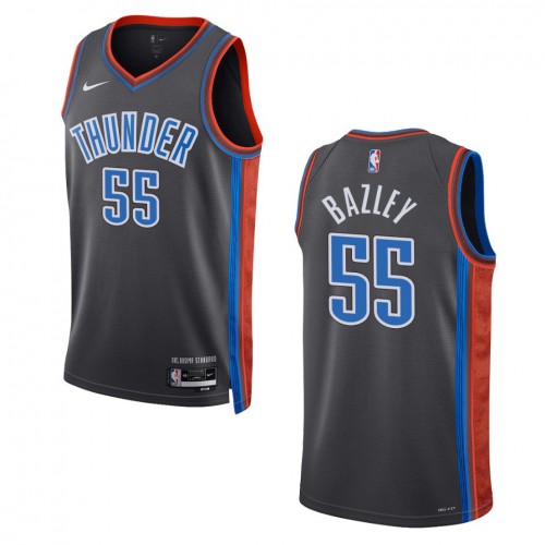 Professional Grade Oklahoma City Thunder Darius #55 NBA Jersey