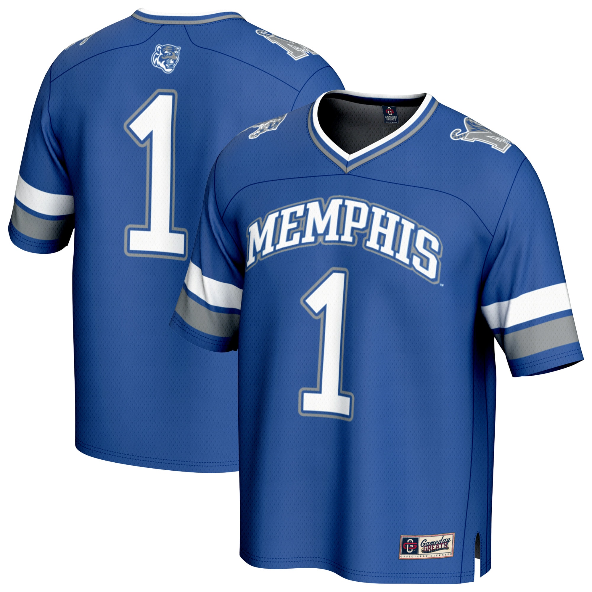 #1 Memphis Tigers GameDay Greats Unisex Collegiate Football Fashion 2026/2027 Football Jersey - Royal