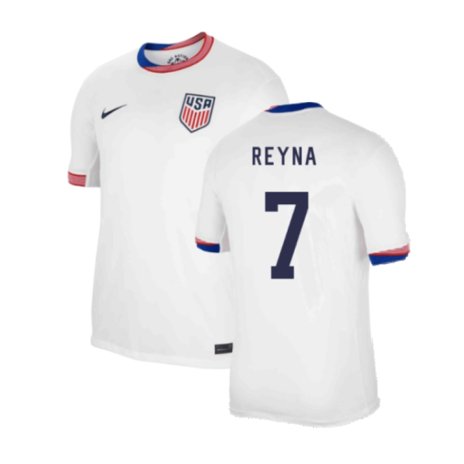 Collector'S-Item 2024-2025 United States Usa Home Shirt (Reyna 7)