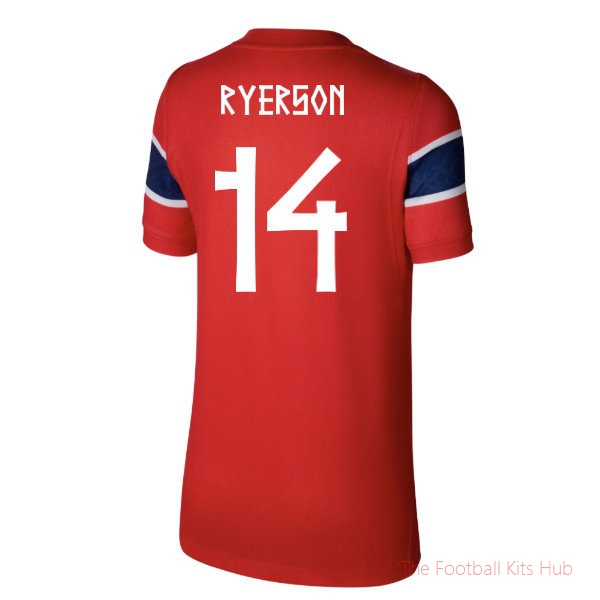 Norway 2026-2027 Home Shirt Ryerson #14 Youth Football Kit